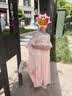 安妮优儿（Anneyol）女童汉服2025春夏新款裙子中国风连衣裙超仙襦裙古风女孩公主夏装 粉色 130 实拍图