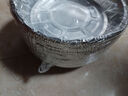 美丽雅空气炸锅锡纸碗18.5cm*40只 烤箱专用铝箔盘食品级烘焙工具 实拍图