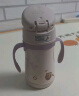 膳魔师（THERMOS）儿童保温杯水杯吸管杯学饮杯316L不锈钢把手学生杯超轻畅吸杯TCKC 实拍图