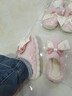 棉拖鞋女2025秋冬新款室内柔软防滑保暖毛绒蝴蝶结包跟居家毛拖鞋 蝴蝶结粉色 36-37 实拍图