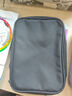 BUBM数据线数码收纳包充电器便捷携带洗漱包鼠标移动电源充电宝配件包 中号单层-灰色 实拍图