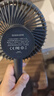 SOLOVE素乐F5桌面小风扇空气循环扇usb充电小型迷你便携宿舍办公室户外露营台式摇头空调伴侣大风力 黑 实拍图