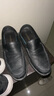 森达皮鞋男上班通勤一脚蹬乐福鞋商务正装鞋 黑色 42 实拍图