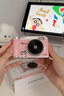 蜡笔小新ccd照相机学生党数码相机拍照旅游专用便携小相机摄像可传手机卡片机儿童 生日礼物女生送男女朋友 粉色32G【双摄9600W+自动对焦+补光灯】 实拍图