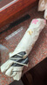 天堂 防紫外线阳伞三折 遮阳伞三折印花晴雨伞黑胶防晒太阳伞 米色 实拍图