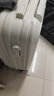 贝初众行李箱次日达小型可登机箱大容量拉杆旅行密码皮箱子高颜值 牛奶白【升级多功能】加厚款 20英寸 【登机尺寸】无侧把手挂钩 实拍图