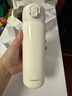 乐扣乐扣（LOCK&LOCK）简约弹跳盖保温杯男女学生高颜值保温保冷水杯随行杯子480ML白色 实拍图