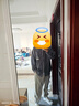 Foss Phil港风长袖衬衫外套男士春夏季休闲宽松工装打底上衣7303烟灰3XL 实拍图
