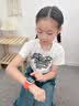 爱国者儿童电话手表A01中小学生手表精准定位可插卡4G全网通无游戏上课禁用长效续航视频拍照无微信橙色 实拍图
