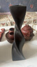 小野七天侘寂风陶瓷花瓶摆件客厅插花玄关电视柜绿植轻奢高级感软装饰黑色 实拍图