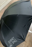天堂 防晒晴雨伞三折 黑胶双层商务抗风暴晴雨伞 黑色 实拍图