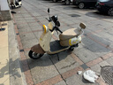 飞野2025新款小龟王电动车72V60V男女电瓶车踏板车复古电动摩托车 米黄色-经典版-标配 60V20.3Ah五块大电池-到手可骑 实拍图