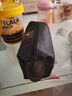 【限时最低价】手提包个性手拿包大容量高级糖化妆包旅行包饺子包 黑色 一个装 实拍图