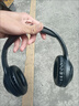高颜值发光头戴式蓝牙耳机超长续航待机无线游戏运动手机通用耳麦适用于华为苹果头戴式耳机 黑色 实拍图
