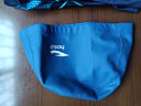 浩沙（hosa）泳帽成人舒适游泳帽男女通用涂层防水不勒头布泳帽游泳装备深蓝色 实拍图