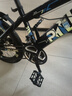 自行车铝合金脚踏后座山地车儿童后座轴承踏板单车骑行装备配件 【升级2轴承高润滑】黑色 实拍图
