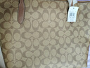 蔻驰（COACH）【品牌直供】女士中号托特包单肩手提包4455IME74 实拍图
