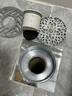老铜匠镀铬全铜洗衣机专用地漏防臭芯阳台地漏 实拍图