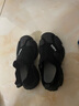 芭芭鸭儿童运动鞋秋季飞织鞋女童童鞋经典款男童透气跑步鞋 黑色32 实拍图