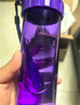 特百惠（Tupperware）莹彩430ML塑料杯男女士学生夏季运动水杯子户外便携大容量 魅影紫 实拍图