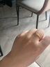 中国珠宝黄金戒指女足金素圈戒指古法光面金戒指送女友老婆情人节生日礼物 光面10圈口约0.3克（单只） 实拍图