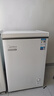 美的（Midea）100升低霜家用囤货小冰柜冷藏冷冻两用保鲜冷柜一级能效节能小型冰箱BD/BC-100KMD(E)国家补贴20% 实拍图