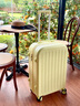 行李箱大容量小型拉杆箱20寸24寸26寸22寸旅行密码登机箱结实耐用 柠檬黄-多功能 26寸【学生搬家出国】 晒单实拍图