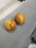 小木缘生 金丝楠木天然水波手握球5cm手球保健球文玩手把件按摩球实心球 金丝楠带水波保健球 一对 5.0cm 实拍图
