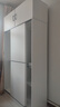 浩玄推拉门衣柜卧室家用简易小户型柜子木质结实耐用出租房屋用挂衣橱 长120cm主柜+顶柜 实拍图