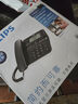 飞利浦（PHILIPS）电话机座机 固定电话 办公家用 家庭有线电话 来电显示 双接口 免电池 CORD118黑色 实拍图