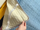 南极人（Nanjiren）泰国乳胶凉席1.5x2米可机洗冰丝凉席乳胶床笠款三件套夏凉席垫子 M繁星蓝【加厚乳胶 母婴可用】 150x200cm乳胶凉席+枕套2只 实拍图