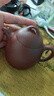 京东京造宜兴紫砂壶 手工茶壶【原矿紫泥】煮泡茶具 秦权壶 170ml礼盒装 实拍图