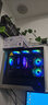 AOCCG393B黑色 游戏电脑台式海景房主机箱 双面玻璃/MATX主板/360水冷/9风扇位/270°全景/上下分仓 实拍图