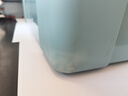 禧天龙塑料收纳箱钢化升级款储物箱抗压衣物搬家整理箱 65L石青1个装 实拍图