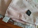 金号纯棉毛巾 130g3A抗菌全棉洗脸巾吸水面巾加厚成人擦脸巾 红色 实拍图