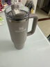 STANLEY巨无霸吸管杯水杯保温杯大容量办公车载不锈钢杯子887ML-烟灰 实拍图
