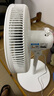 美的（Midea）【品质推荐】七叶轻音柔风电风扇/家用省电落地扇/台式电扇/广角摇头节能宿舍小型风扇 SAE35CA 实拍图