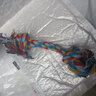 狗狗玩具磨牙耐咬 棉绳球泰迪金毛咬绳中小型犬绳结玩具宠物用品 绳结棉绳玩具球(颜色随机)1个 实拍图
