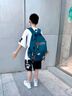 乐布熊2026新款小学生初中生男减负护脊中学生书包高中女生大容量超轻男 牛仔蓝（送闪电熊+零钱包+防水手表） 大号（适合初中生/高中生） 实拍图