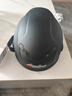 Andes HELMET3c认证电动摩托车头盔男四季女士夏季头盔安全帽四季通用夏天半盔 哑黑黑茶短【升级3C款】 均码 实拍图