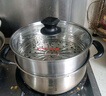 美厨（maxcook）汤锅蒸锅 304不锈钢二层汤煲双层汤蒸锅蒸屉蒸格炖锅22cm MCT8763 实拍图