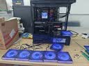 丛林豹棱镜4pro升级6pro 机箱风扇12CM散热风扇神光同步5V3针ARGB幻彩温控12厘米4pin pwm海景房风扇静音 棱镜6 max【黑色反叶】 实拍图