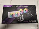 LOVINGCOOL 雷利酷冰霜护甲棱镜4PRO积木360/240 ARGB神光同步一体式CPU水冷散热器 多平台扣具 智能数显温控 无限镜 冰霜护甲 HK 240黑色【无风扇版本】 实拍图