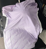 骆驼（CAMEL）羽毛球服女防晒速干运动两件套装 Y1S1TLF653A5 香芋紫 L 实拍图