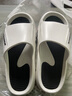 回力运动拖鞋男夏季可外穿户外eva厚底防滑高档潮流踩屎感凉拖鞋男士 白色 40-41 实拍图