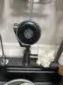 帝朗森洗面盆万向旋转水龙头冷热304不锈钢卫生间浴室柜手池脸盆招财猫 冷热机械臂｜多功能喷头｜万向旋转水龙头【枪灰色】 实拍图