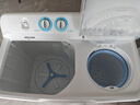 海尔（Haier）双桶洗衣机半自动 家用大件洗 12公斤大容量 一级能效省水电 以旧换新 双缸 原厂品质XPB120-81D2 实拍图