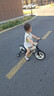 纳豆（nadle）儿童自行车3一6岁宝宝二合一平衡车1-3岁小孩童车男女童脚踏车 橄榄绿基础款 12寸（建议身高105cm以下购买） 实拍图