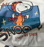史努比（SNOOPY）【2件装】童装儿童短袖T恤男女童纯棉夏装 靛蓝字母+黑色干杯 150 实拍图