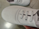 至能儿童夏季新款小白鞋室内活动舞蹈休闲鞋白色低帮帆布鞋 1977 29 内长19cm 实拍图